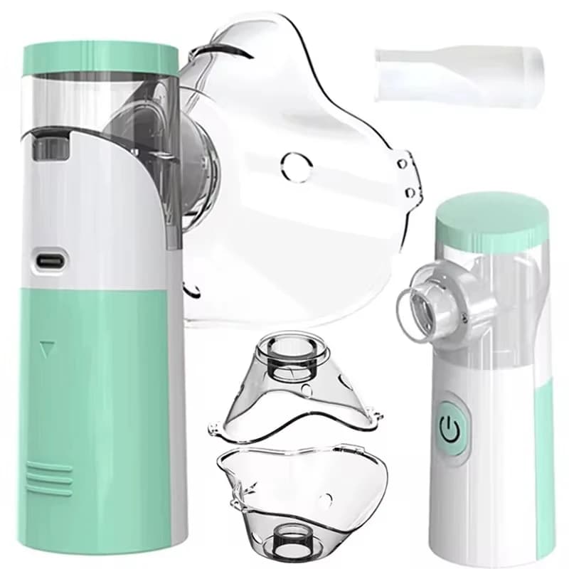 Cichy Inhalator Nebulizator USB dla Dzieci i Dorosłych - Mini Przenośny Nawilżacz 🌬️